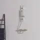Brausethermostat mit senkrechten Griffen, montiert an einer weißen Wand. Das Produkt gehört zur Ideal Standard Serie und zeigt eine schlichte, funktionale Gestaltung.